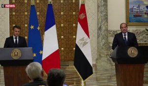 Israël-Hamas : Emmanuel Macron a continué sa tournée diplomatique en Jordanie et en Egypte