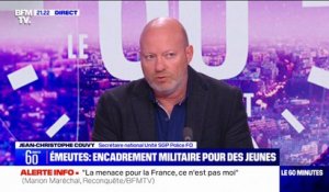 Encadrement des délinquants par des militaires: "Il faut demander de l'exigence à cette jeunesse", estime Jean-Christophe Couvy (secrétaire national du syndicat Unité SGP Police FO)