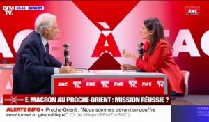 Israël/Hamas: Dominique de Villepin souhaite "une réponse proportionnée" qui implique de "ne pas confondre les Palestiniens avec le Hamas"