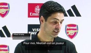 Arteta très heureux pour le triple buteur Nketiah