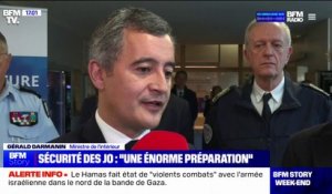 Jeux olympiques de Paris: "Le ministère de l'Intérieur sera prêt pour obtenir la meilleure sécurité pour toutes les équipes et tous les spectateurs", assure Gérald Darmanin