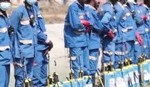 #Tchad : L'entreprise "Vitre Claire" lance la pulvérisation par drone dans la ville de N'Djamena