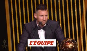 Lionel Messi, sacré Ballon d'or pour la 8e fois - Foot - Ballon d'Or