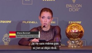 Ballon d'Or - Aitana Bonmati : "Je suis encore en train de rêver"