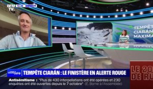 "Ne prenez pas de risques": l'appel du maire adjoint de Porspoder, dans le Finistère, à l'approche de la tempête Ciarán
