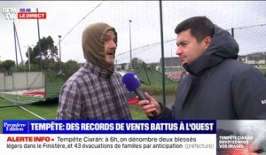 "Tous les magasins sont fermés": cet habitant de Lannion, dans les Côtes-d'Armor, témoigne après le passage de la tempête Ciaran