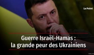 Guerre Israël-Hamas : la grande peur des Ukrainiens