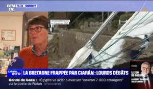 Tempête Ciarán: la maire d'Arzon (Morbihan) déplore "énormément de dégâts" sur le territoire de sa commune