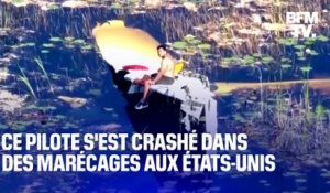 États-Unis: ce pilote a dû survivre 9 heures au milieu des alligators après un crash