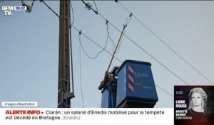 Ciaràn: un salarié d'Enedis mobilisé pour la tempête est décédé en Bretagne