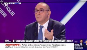 Laurent Nuñez, préfet de police de Paris: "On a eu plus de 250 étoiles de David taguées"