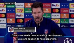 Gr. E - Simeone : "Nous attendons un grand soutien de nos supporters"