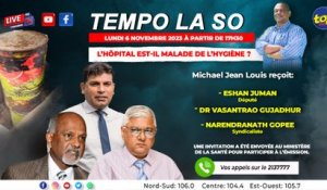 Tempo la so: Michael Jean Louis reçoit le député Eshan Juman, le Dr Vasantrao Gujadhur et le syndicaliste Narendranath Gopee.