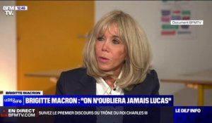Harcèlement scolaire: "On n'oubliera jamais Lucas" assure Brigitte Macron