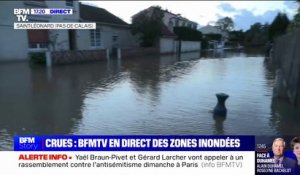 Crues dans le Pas-de-Calais: "La situation est dramatique depuis cette nuit", déplore la maire de Saint-Léonard, Gwenaëlle Loire