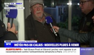 "Beaucoup de boulot et beaucoup de peur": Roger, habitant d'Arques (Pas-de-Calais), dont le logement a été inondé par la crue de l'Aa, redoute une nouvelle montée des eaux ce mercredi