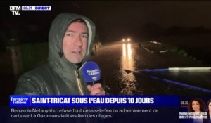 Crues dans le Pas-de-Calais: l'inquiétude à Saint-Tricat où la pluie ne s'arrête pas