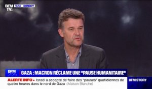 Conférence internationale pour la population civile de Gaza: Jean-François Corty (vice-président de Médecins du Monde) regrette l'absence d'une "affirmation" d'un "cessez-le-feu immédiat" par Emmanuel Macron
