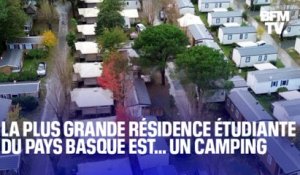 TANGUY DE BFM - Ce camping est la plus grande résidence étudiante du Pays basque