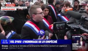 Antisémitisme : Plusieurs manifestants de confession juive empêchent la France Insoumise de rendre un hommage devant le mémorial du Vel d'Hiv à Paris aux cris de "Nous ne voulons pas de votre soutien !"