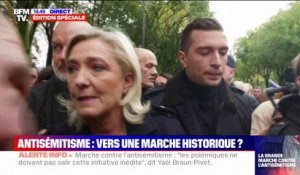 "Nous sommes là où nous devons être": Marine Le Pen s'exprime depuis la marche contre l'antisémitisme