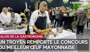 Un jeune courtier troyen remporte le concours du meilleur œuf mayonnaise lors du Salon de la gastronomie
