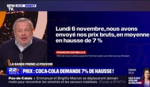 LA BANDE PREND LE POUVOIR - Coca-Cola demande 7% de hausse