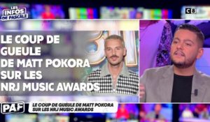Le coup de gueule de Matt Pokora sur les NRJ Music Awards !