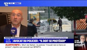 Mort de Nahel: la famille du policier auteur du tir "ne considère pas encore l'argent [de la cagnotte] comme véritablement à eux", affirme son avocat