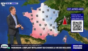 De la pluie sur la moitié nord de la France, avec des températures comprises entre 11°C et 22°C...  La météo de ce samedi 18 novembre