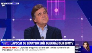 Accusé d'avoir drogué une députée, "Joël Guerriau est rentré en Loire-Atlantique après sa garde à vue", confie son avocat