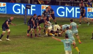 TOP 14 - Essai de Alistair CROSSDALE (USAP) - USA Perpignan - Montpellier Hérault Rugby