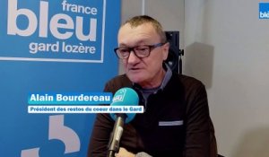 Alain Bourdereau, président des restos du coeur dans le Gard