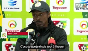 Sénégal - Cissé : "Ce sera un match difficile face au Togo"