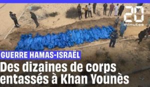 Guerre Hamas-Israël : Des dizaines de corps enterrés dans une fosse commune à Khan Younès, à Gaza