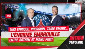 PSG : Luis Enrique, pression, Zaïre-Emery… L’énorme embrouille entre Petit et Rothen