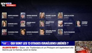 Israël: les visages des 13 otages libérés par le Hamas