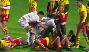 TOP 14 - Essai de Jefferson POIROT (UBB) - Union Bordeaux Bègles - USA Perpignan