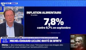 L'inflation "va continuer à baisser" petit à petit, assure Michel-Édouard Leclerc