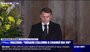 "Vous avez cher Gérard, changé ma vie": Emmanuel Macron rend hommage à Gérard Collomb