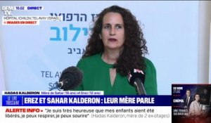 "Ils ont vécu des moments très durs": Hadas Kalderon, mère de deux ex-otages franco-israéliens, s'exprime sur leur libération
