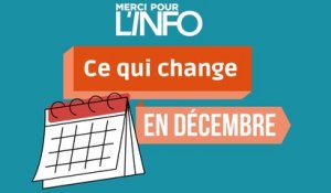 Ce qui change en décembre 2023