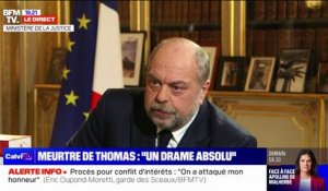 Éric Dupond-Moretti affirme pouvoir fournir à Marine Le Pen "la liste" des "gudards" et "identitaires" toujours au Rassemblement national