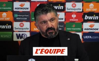 Gattuso : « Mes joueurs ont très bien joué » - Foot - C3 - OM