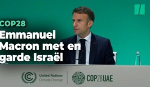Emmanuel Macron met en garde Israël et son « objectif » de détruire le Hamas, qui entraînerait « dix ans » de guerre