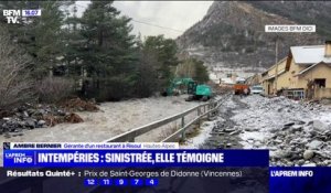 Crues dans les Hautes-Alpes: le désarroi d'une restauratrice sinistrée, à deux semaines de l'ouverture de la saison des sports d'hiver