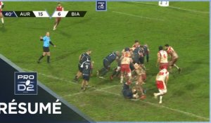 PRO D2 Saison 2023-2024 J12 - Résumé Stade Aurillacois - Biarritz Olympique PB