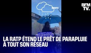 La RATP étend le prêt de parapluie à tout son réseau