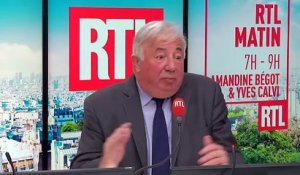 Menaces contre Ruth Elkrief - Le Président du Sénat, Gérard Larcher lance un message ce matin sur RTL à Jean-Luc Mélenchon : "Ferme ta gueule !"