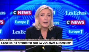 Marine Le Pen : «Elle ne se rend même pas compte qu’il y a une réalité de l’insécurité dans notre pays»